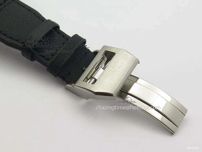 MIROTIME 0128 Pilot Chrono IW388003 Real Ceramic V6F Best Edition Green Markers On Black Nylon Strap A Effortless 7283